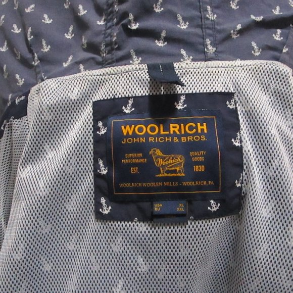 Woolrich Man's Style  Jacket Anchor Print Size XL - Picture 6 of 8